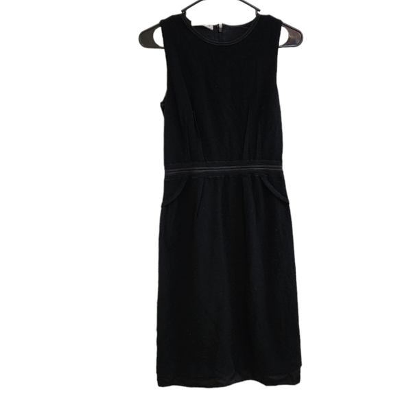 Prada Black Midi Dress Size 40 US4 Sleeveless - Picture 1 of 5